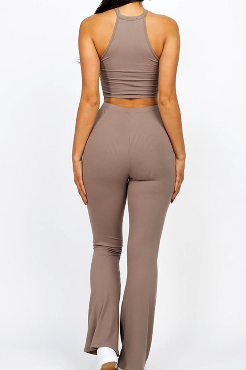 Ruched crop top drawstring detail