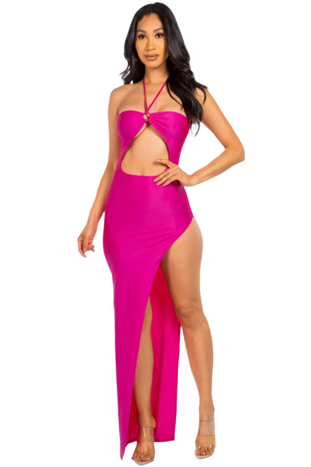 Strapless maxi dress final view - Epicplacess