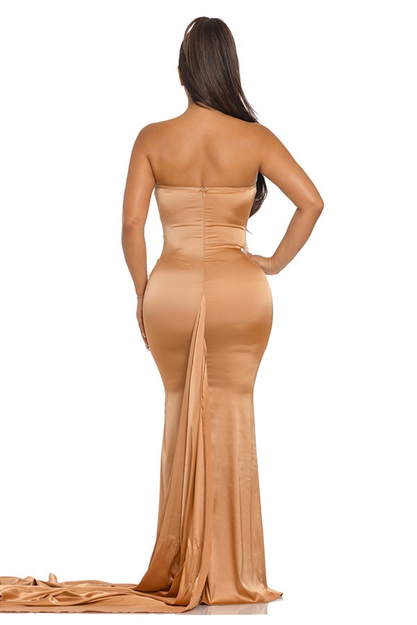 Women's Sleeveless Ruched Bodycon Mini Dress - photo 3