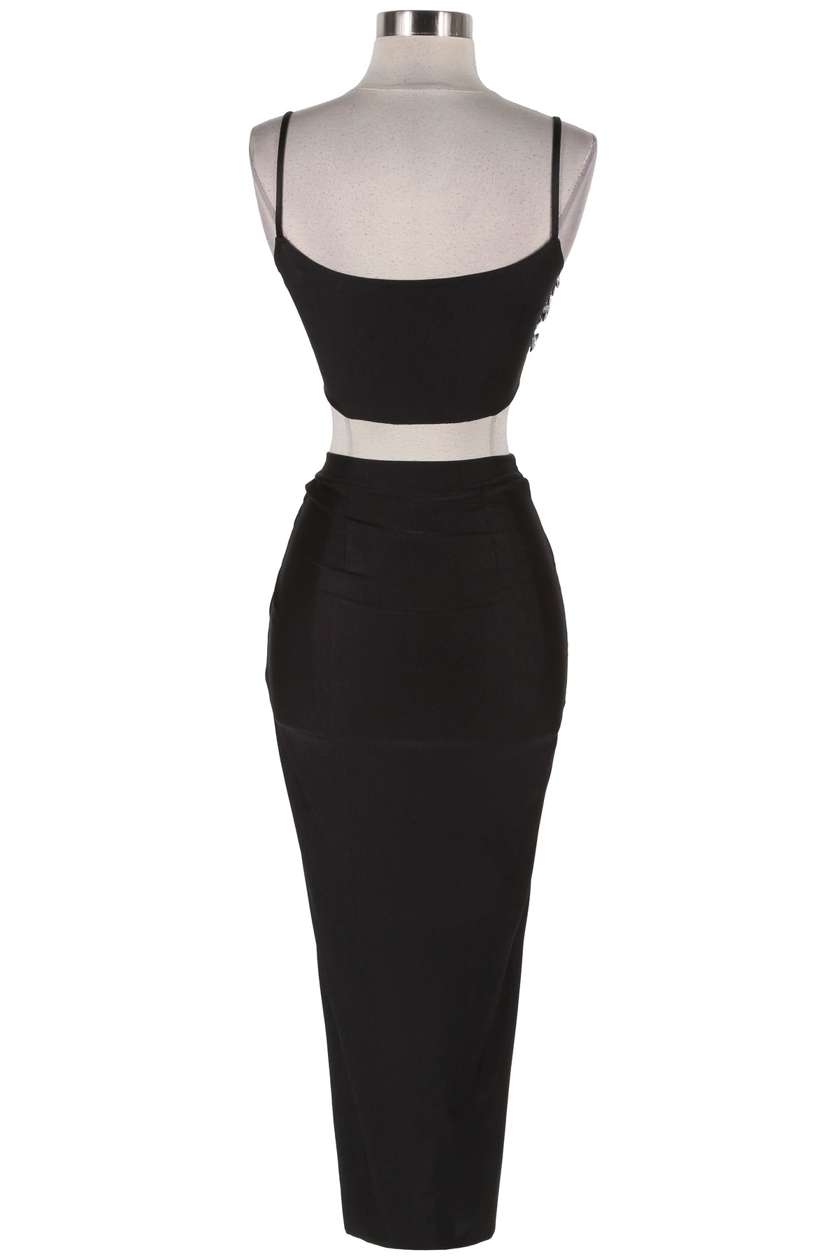 Women's Embellished Crop Top & Maxi Skirt Set - photo 4