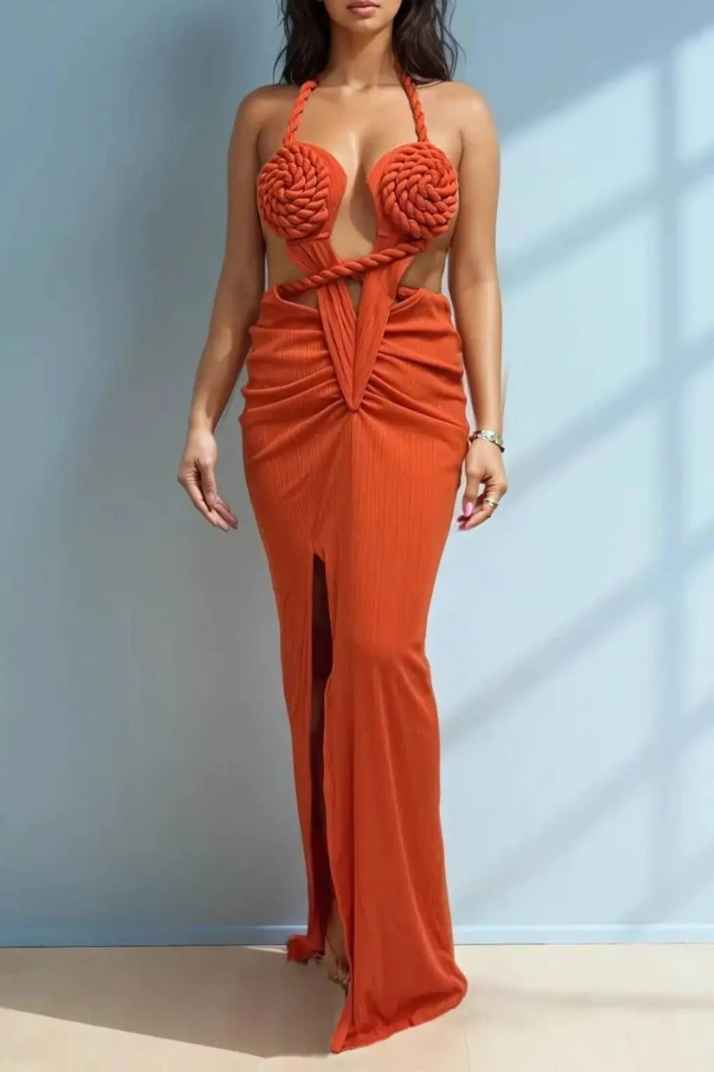 White maxi dress back view - Epicplacess