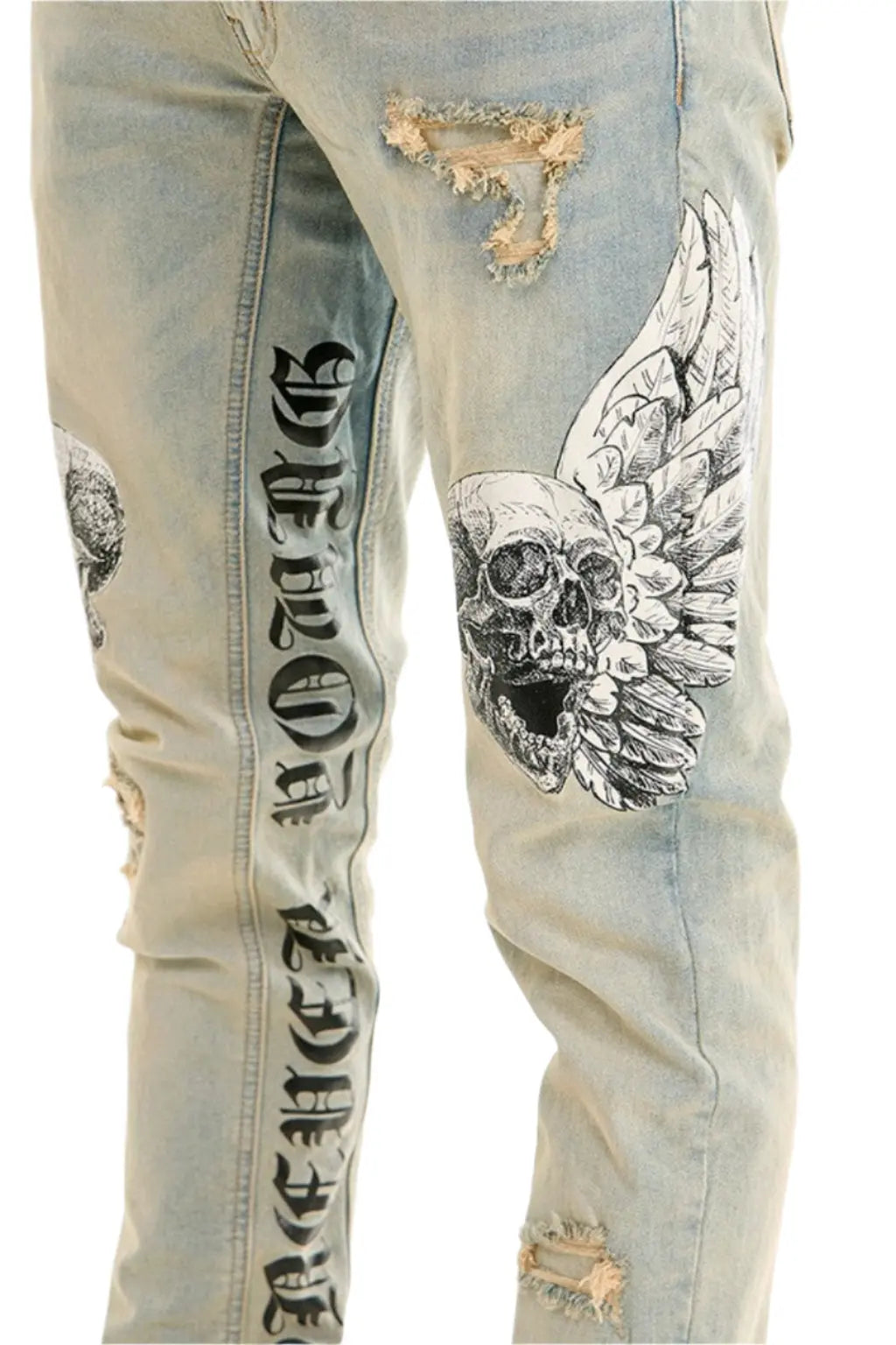 Stacked skinny jeans side view - Epicplacess