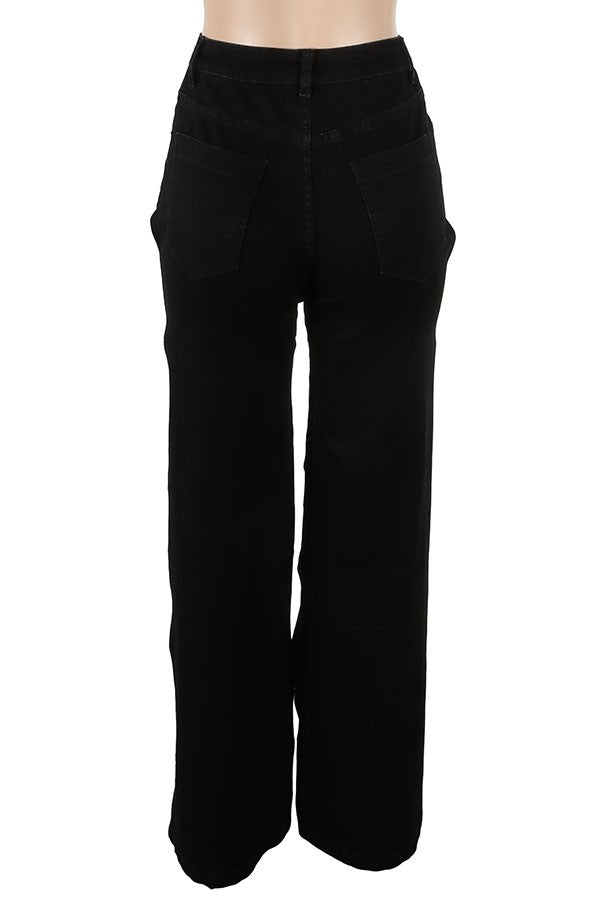 Women's Cutout Wide-Leg Pants - photo 3