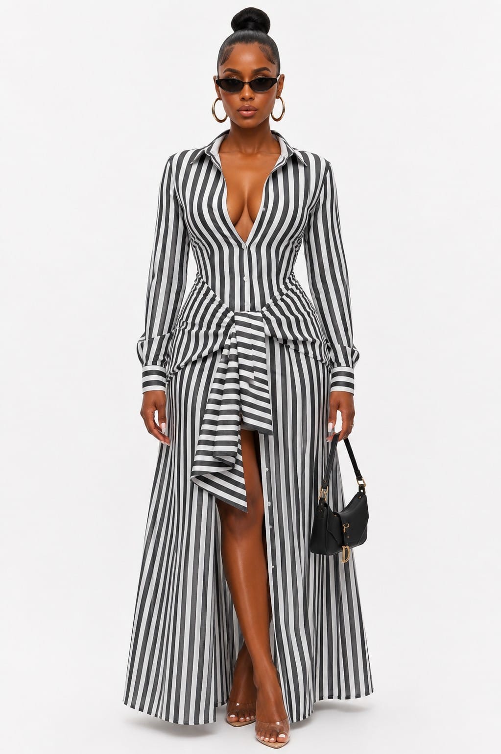 Tie waist detail