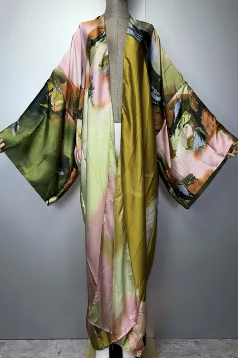 Kimono print detail