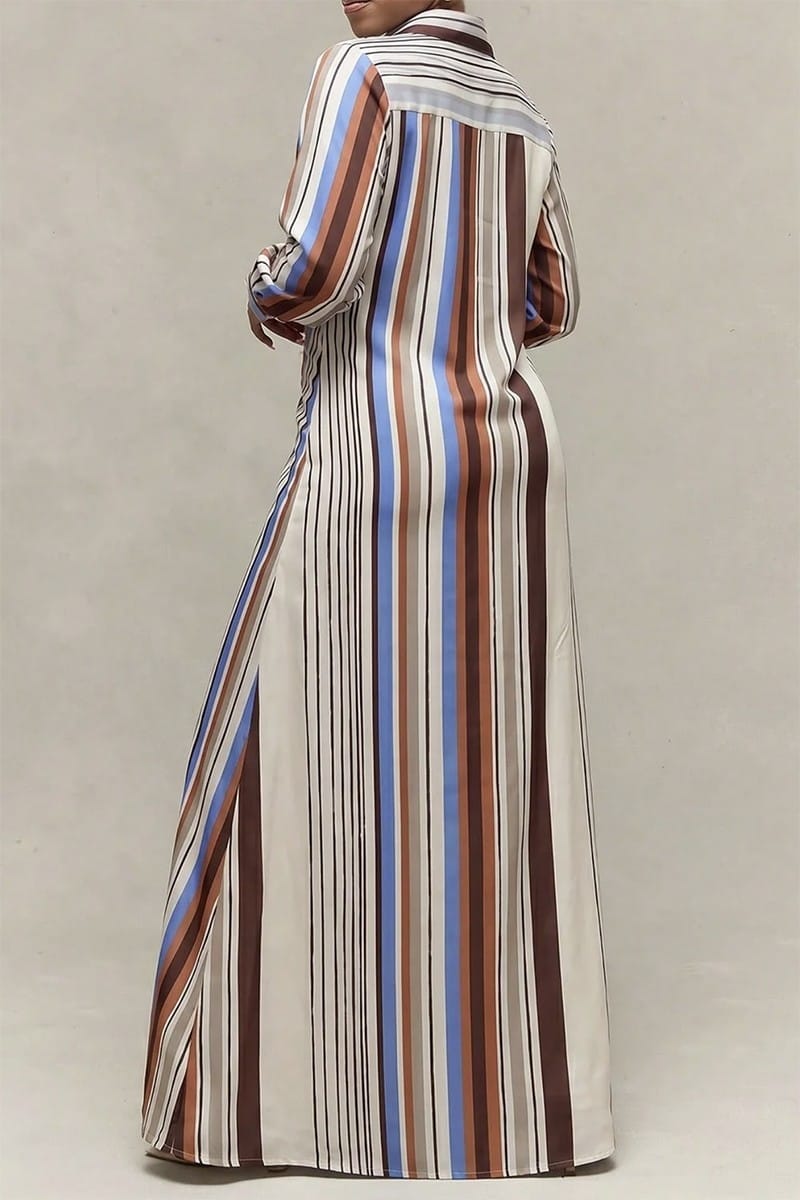 Stripe dress back