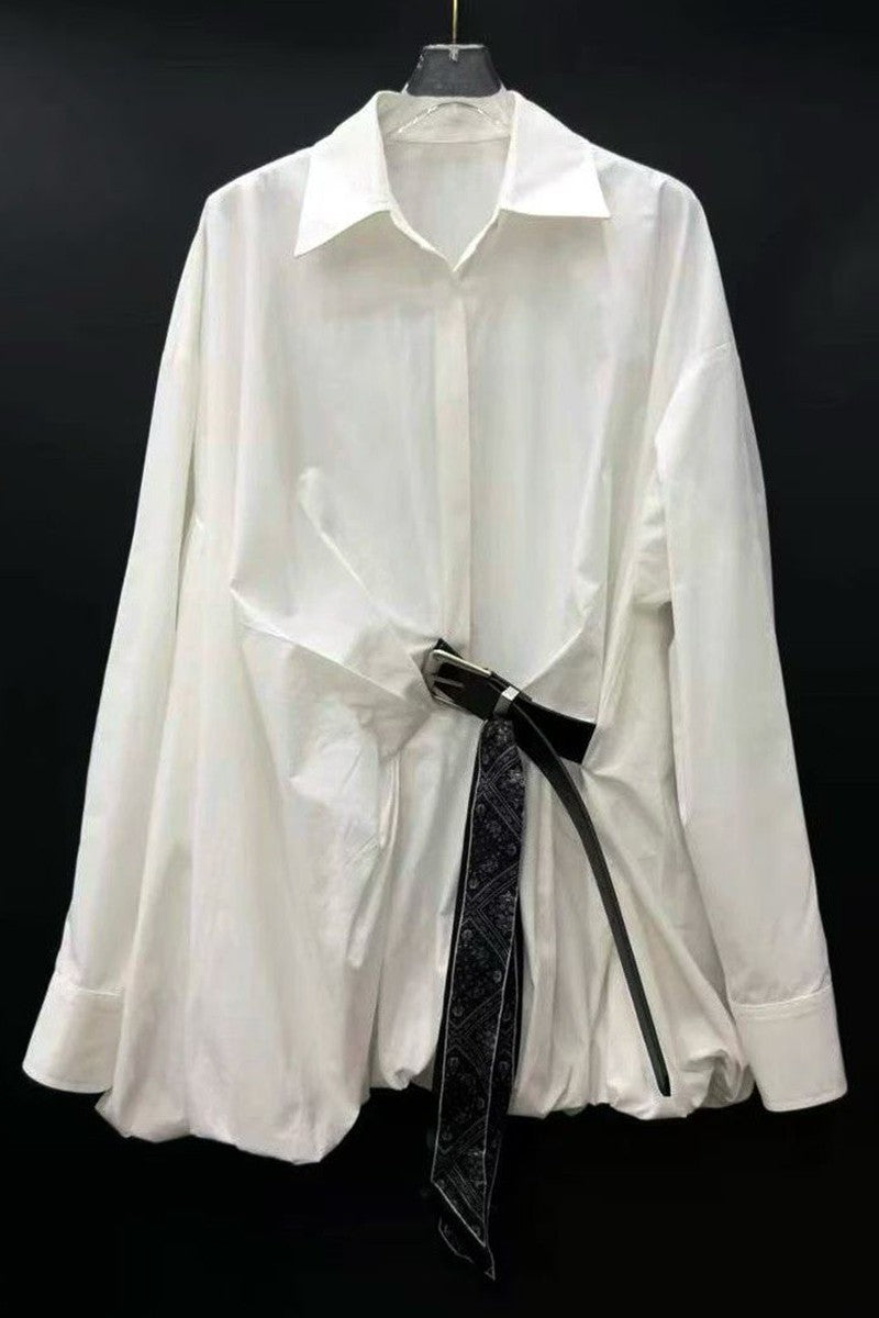 Black oversized shirt
