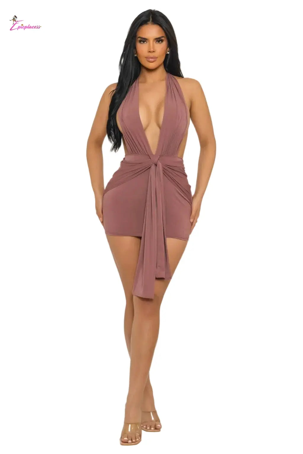 Mini dress front view - Epicplacess