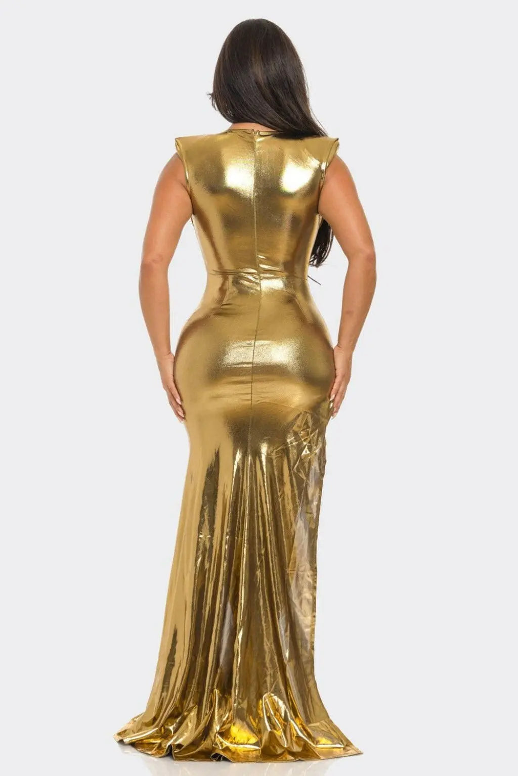 Shiny maxi dress final detail - Epicplacess