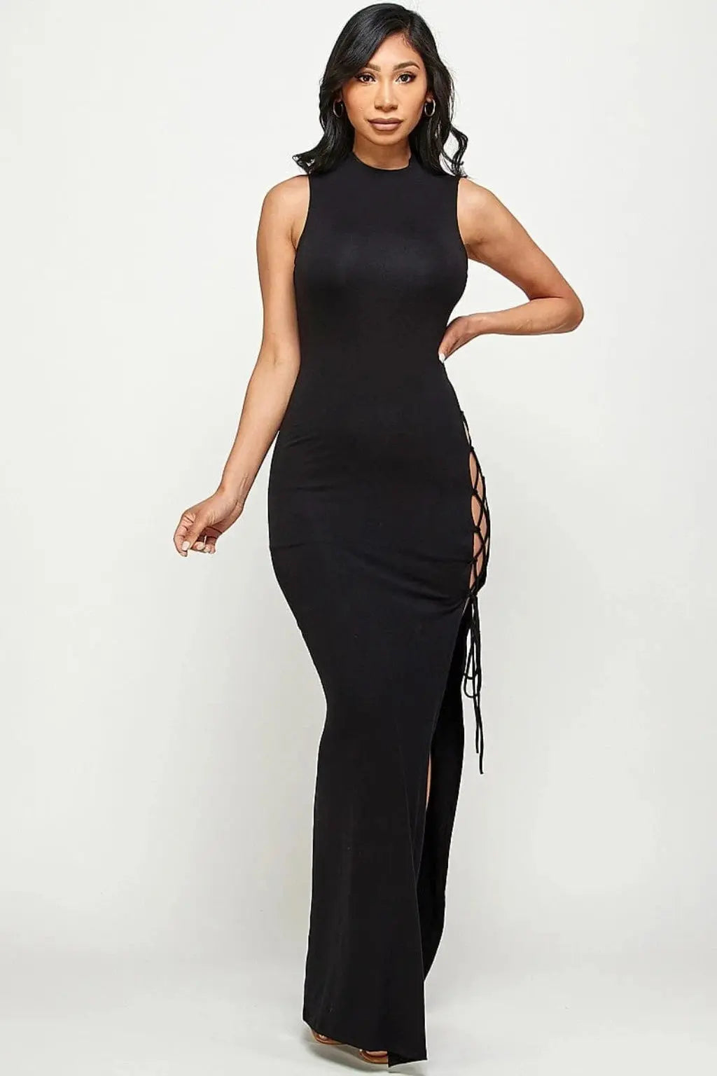 Slitsation maxi dress final view - Epicplacess