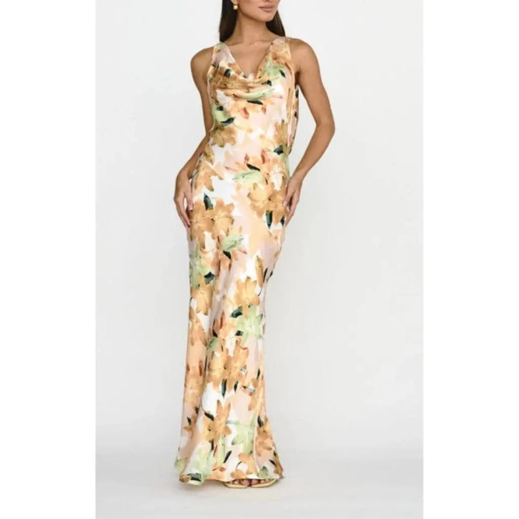 Yellow floral dress - Epicplacess