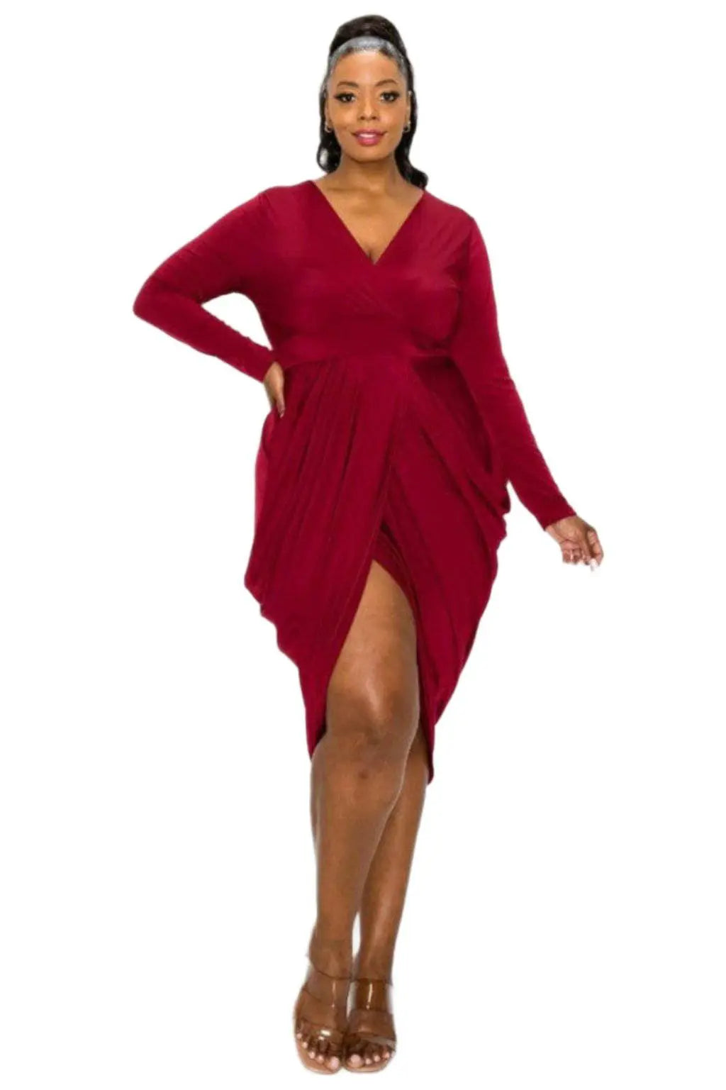 Ruched midi dress detail - Epicplacess