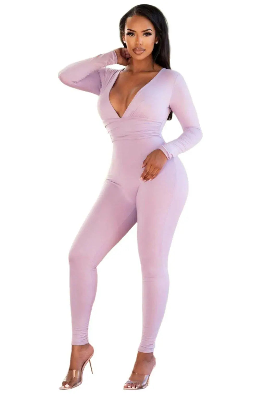 Pink mock jumpsuit - Epicplacess
