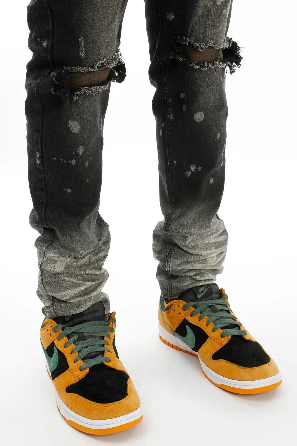 Bleached skinny jeans side view - Epicplacess