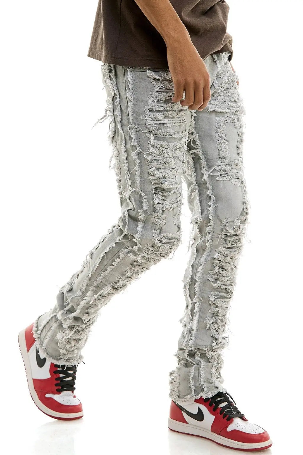 Jacquard skinny jeans product view - Epicplacess
