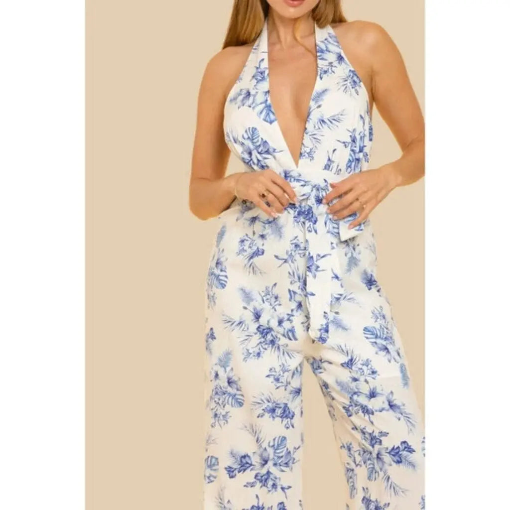 Printed jumpsuit outfit view - Epicplacess