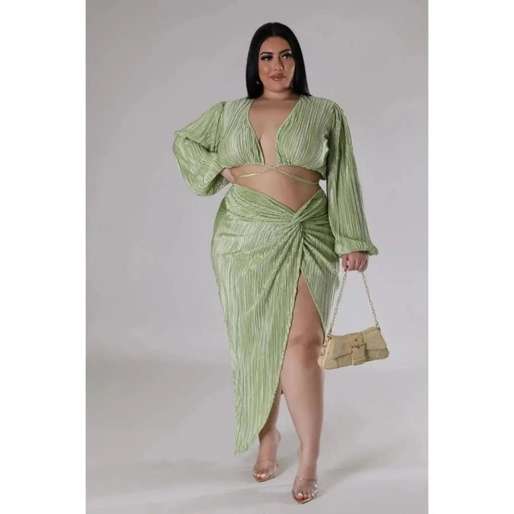 Bae skirt set outfit view - Epicplacess