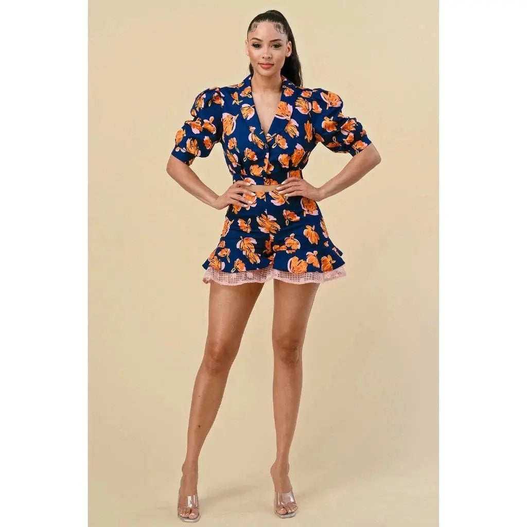 Floral blouse set style view - Epicplacess