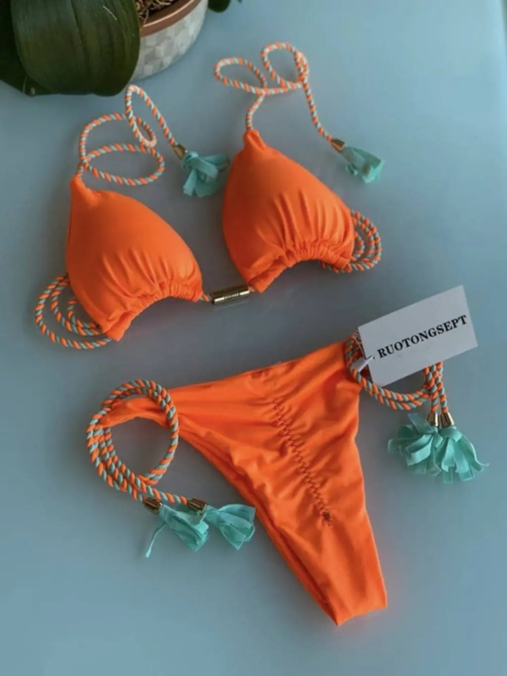Rope ties bikini side view - Epicplacess