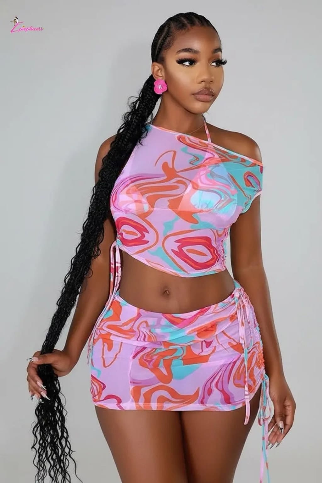 Two-piece matching skirt set - Epicplacess