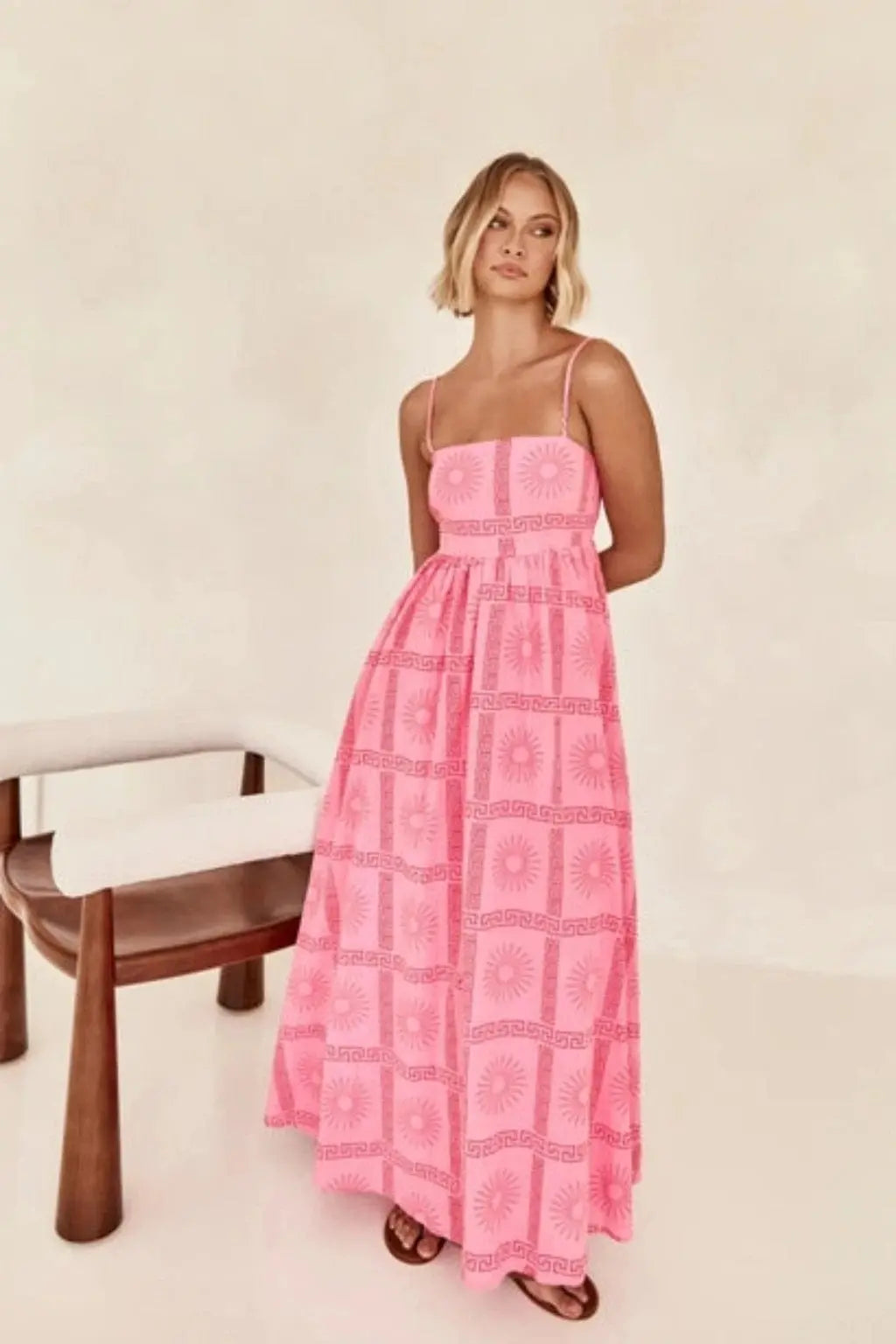 Pink floral sundress for women from Epicplacess