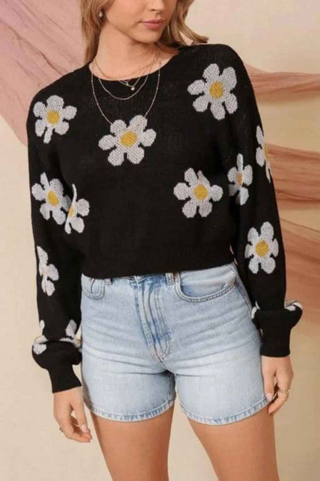 Teddy sweater outfit idea