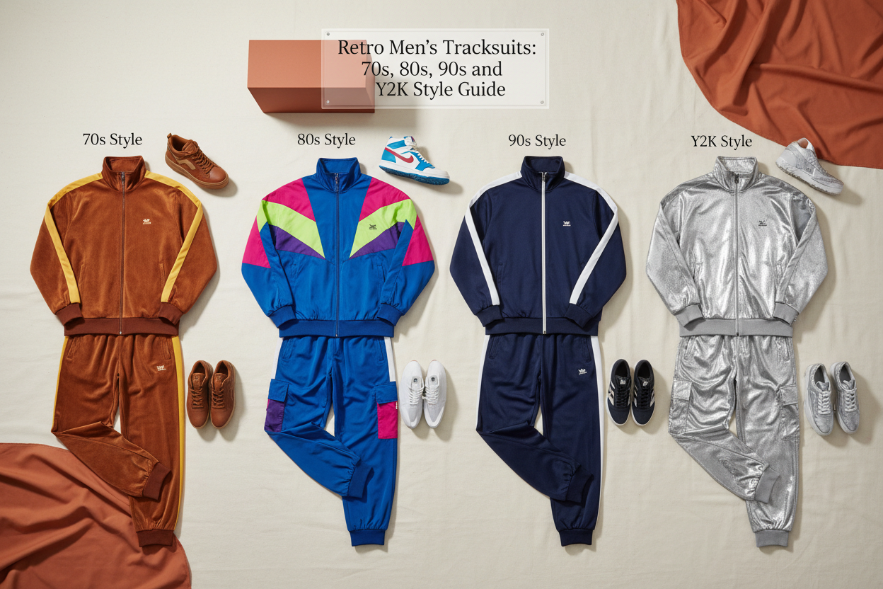 Retro Men's Tracksuits: 70s, 80s, 90s and Y2K Style Guide