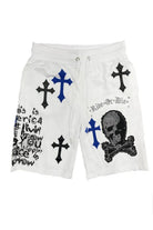 Chrome skull shorts detail - Epicplacess