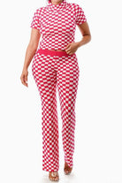 Checker print detail