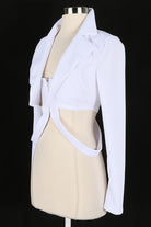 Women's Tie Front Cropped Blazer - photo 2