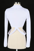 Women's Tie Front Cropped Blazer - photo 3