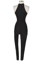 Women's Halter Tie-Back Cutout Jumpsuit - photo 3
