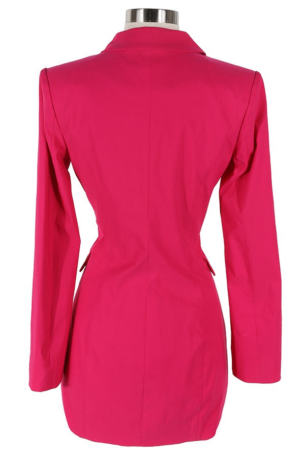 Women's Blazer Mini Dress & Rhinestone Bra Top Set - photo 3