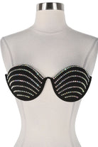 Women's Blazer Mini Dress & Rhinestone Bra Top Set - photo 2