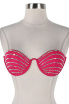 Women's Blazer Mini Dress & Rhinestone Bra Top Set - photo 2
