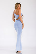 Women's Sculpted Allure Cutout Mermaid Skirt Set – detail view