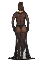 Mesh cutout dress close detail - Epicplacess