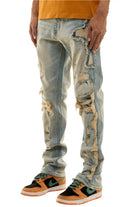 X-Pattern skinny jeans side view - Epicplacess