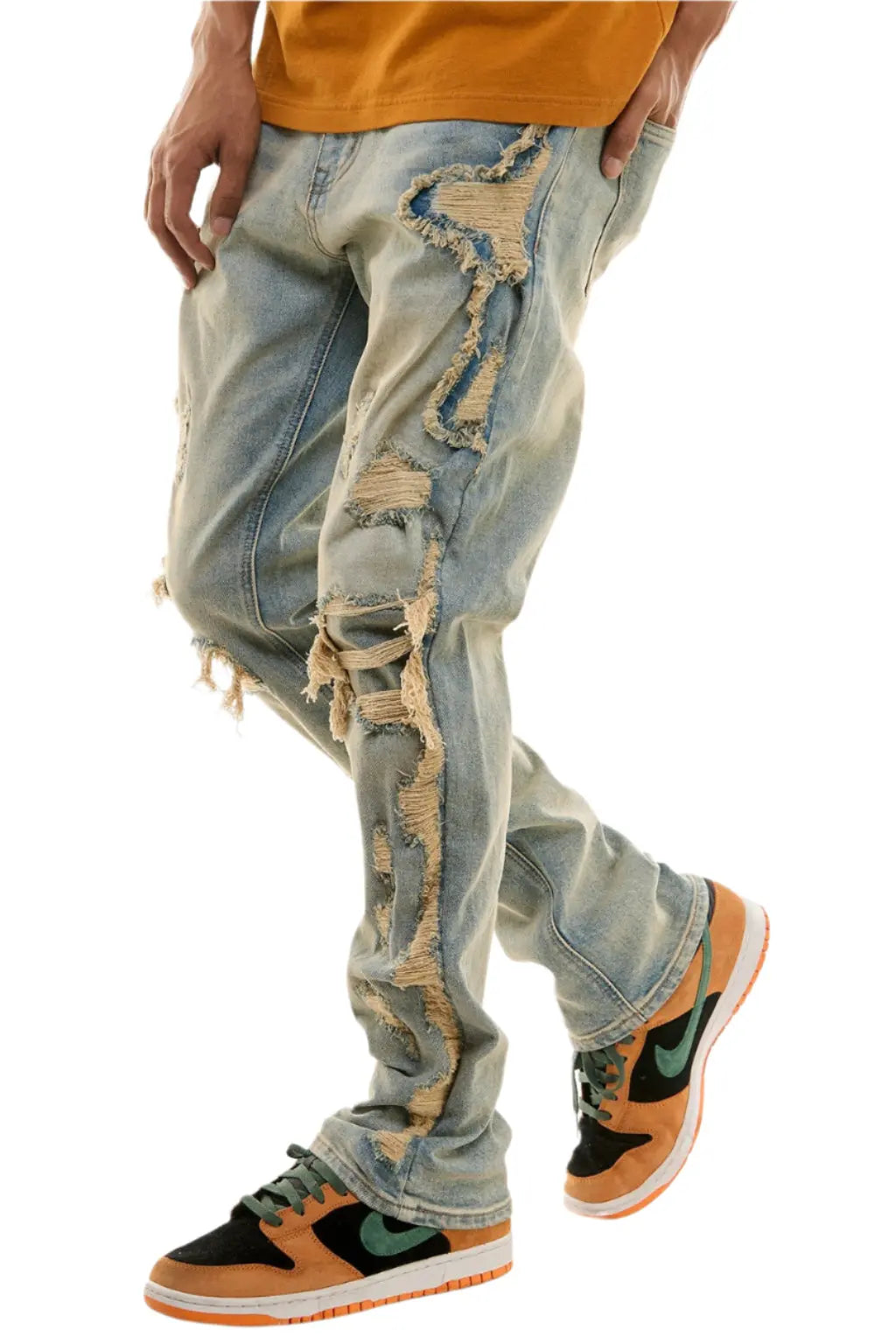 Distressed skinny jeans final view - Epicplacess