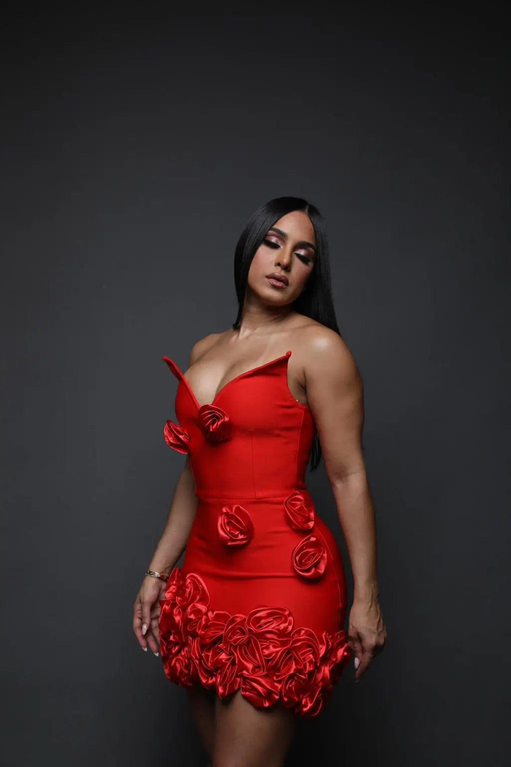 Rose Heather red bandage mini dress - Epicplacess