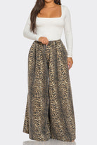 Leopard pants side view