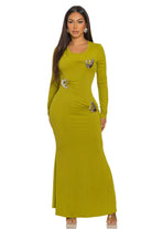 Knit maxi dress detail - Epicplacess
