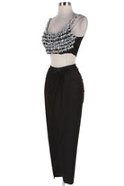 Women's Embellished Crop Top & Maxi Skirt Set - photo 3