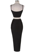 Women's Embellished Crop Top & Maxi Skirt Set - photo 4