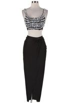Women's Embellished Crop Top & Maxi Skirt Set - photo 2