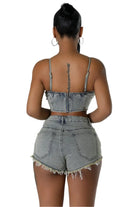 Pearl chain shorts side view - Epicplacess