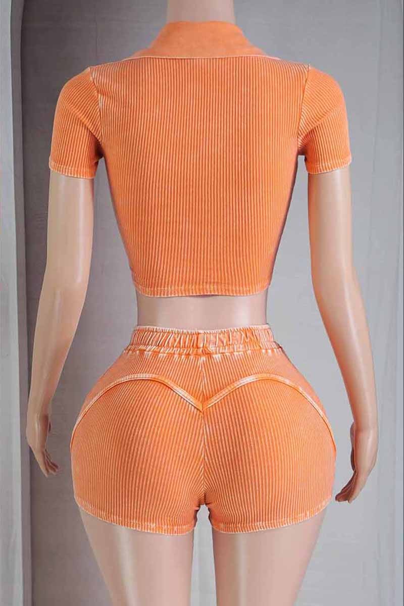 Shorts set back view