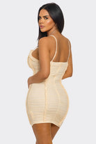 Women's Candy Crush Ruched Bodycon Mini Dress – detail view