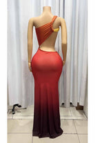 Ombre dress back view