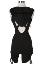 Women's Ribbed Hooded Sleeveless Cutout Romper - photo 5